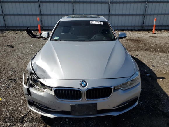 2016 BMW 3 Series 328i xDrive with VIN WBA8E3G53GNT80808, listed as a Copart auction lot 57236545 with 83,108 mi miles and Salvage title. Bid and sale history available at DreamBid. Image 5.