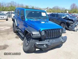 2022 Jeep Wrangler Unlimited Willys with VIN 1C4HJXDN5NW269680, listed as a IAAI auction lot 42039165 with 31,183 mi miles and . Bid and sale history available at DreamBid. Image 1.