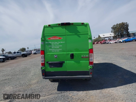 2016 Ram ProMaster Cargo with VIN 3C6URVJG0GE105923, listed as a IAAI auction lot 41670716 with 150,321 mi miles and . Bid and sale history available at DreamBid. Image 16.