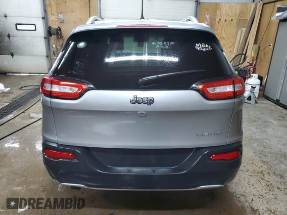2016 Jeep Cherokee Limited with VIN 1C4PJLDB3GW216490, listed as a Copart auction lot 42949905 with 171,626 mi miles and Salvage Title. Bid and sale history available at carsss.com. Image 6.