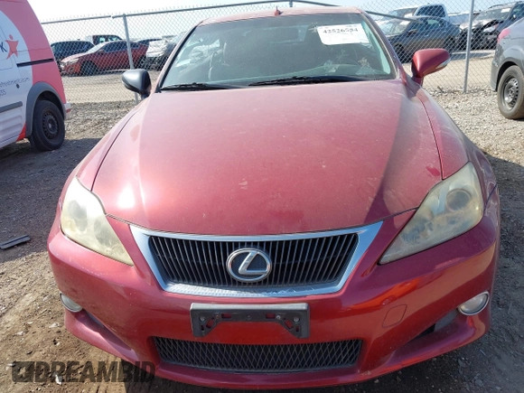 2010 Lexus IS 250 C with VIN JTHFF2C29A2512412, listed as a IAAI auction lot 42526554 with 228,082 mi miles and . Bid and sale history available at DreamBid. Image 12.