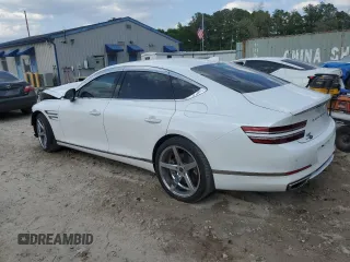 2021 Genesis G80 2.5T z VIN KMTGB4SCXMU046751, wystawiony jako Copart lot #53548415 z przebiegiem Nie podano mil oraz Nie do naprawy • Non repairable. Historia ofert i sprzedaży dostępna na DreamBid. Obrazek 2.