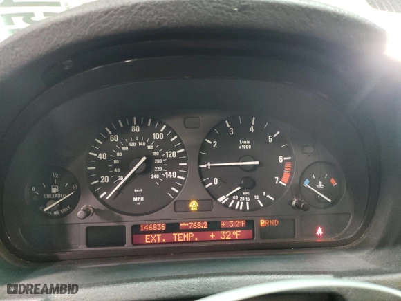2005 BMW X5 3.0i with VIN 5UXFA13515LY23724, listed as a Copart auction lot 47836155 with 146,836 mi miles and Salvage Title. Bid and sale history available at carsss.com. Image 9.