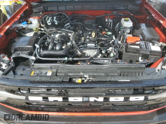 2023 Ford Bronco with VIN 1FMDE5DH3PLB10433, listed as a Copart auction lot 75192504 with 8,275 mi miles and Salvage Title. Bid and sale history available at DreamBid. Image 12.