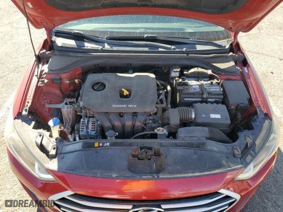 2017 Hyundai Elantra SE with VIN KMHD84LF7HU136028, listed as a Copart auction lot 50410555 with 85,288 mi miles and Salvage Title. Bid and sale history available at carsss.com. Image 12.