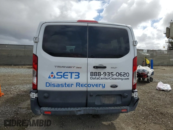 2018 Ford Transit Passenger XL with VIN 1FBZX2ZM4JKA01232, listed as a Copart auction lot 46631685 with 267,330 mi miles and Clean title. Bid and sale history available at DreamBid. Image 6.