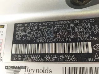 2004 Lexus IS with VIN JTHBD192340083158, listed as a IAAI auction lot 41543974 with 163,956 mi miles and . Bid and sale history available at carsss.com. Image 9.