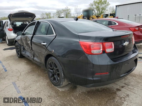 2013 Chevrolet Malibu LT with VIN 1G11C5SA6DF129340, listed as a Copart auction lot 53962165 with 175,057 mi miles and Salvage Title. Bid and sale history available at DreamBid. Image 2.