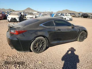 2016 Lexus RC F with VIN JTHHP5BC1G5005755, listed as a Copart auction lot 79686404 with 58,085 mi miles and Salvage Title. Bid and sale history available at carsss.com. Image 3.