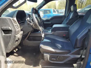 2019 Ford F-150 Raptor with VIN 1FTFW1RG5KFB89789, listed as a Copart auction lot 80231564 with 34,752 mi miles and Salvage Title. Bid and sale history available at carsss.com. Image 7.