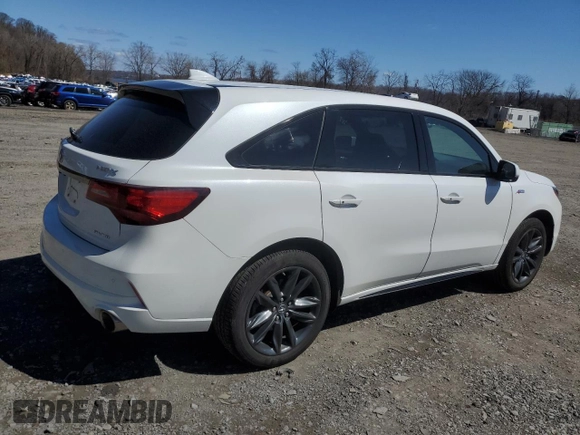 2020 Acura MDX w/Technology/A-Spec Pkg with VIN 5J8YD4H05LL032501, listed as a Copart auction lot 51182145 with 34,238 mi miles and Salvage Title. Bid and sale history available at carsss.com. Image 3.