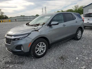 2023 Chevrolet Equinox LT with VIN 3GNAXUEGXPS137034, listed as a Copart auction lot 56497665 with 22,234 mi miles and Salvage title. Bid and sale history available at DreamBid. Image 1.