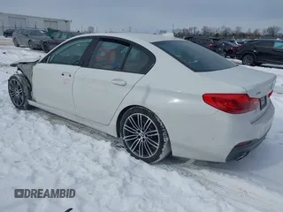 2019 BMW 5 Series 530i xDrive with VIN WBAJA7C50KWC77684, listed as a IAAI auction lot 41629289 with 31,194 mi miles. Bid and sale history available at carsss.com. Image 3.