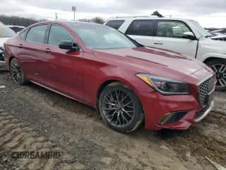 2018 Genesis G80 Sport z VIN KMHGN4JBXJU228035, wystawiony jako Copart lot #44047495 z przebiegiem 42 962 mil mil oraz Szkoda całkowita • Salvage title. Historia ofert i sprzedaży dostępna na DreamBid. Obrazek 4.