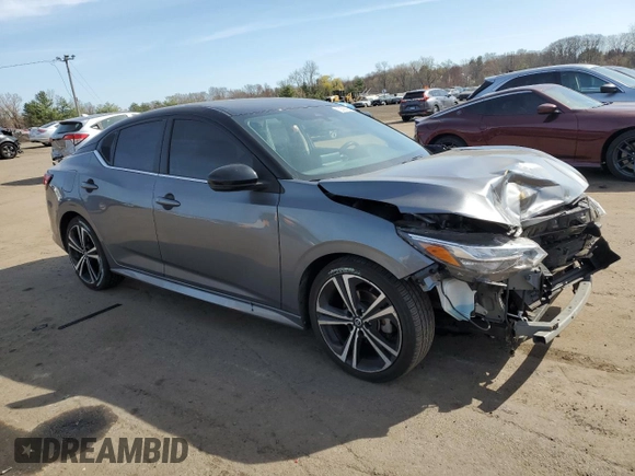 2020 Nissan Sentra SR with VIN 3N1AB8DV0LY228807, listed as a Copart auction lot 52566665 with 69,734 mi miles and Salvage Title. Bid and sale history available at DreamBid. Image 4.