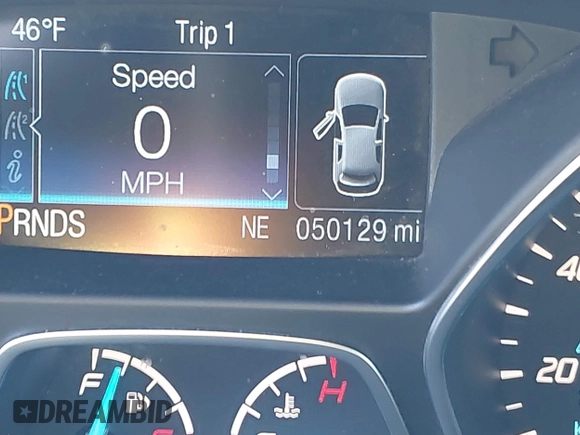 2016 Ford Escape SE with VIN 1FMCU9GX7GUA58243, listed as a IAAI auction lot 41856764 with 50,129 mi miles and . Bid and sale history available at DreamBid. Image 16.