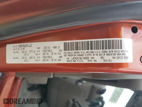 2009 Jeep Wrangler X z VIN 1J4FA24139L740959, wystawiony jako Copart lot #56509075 z przebiegiem 121 927 mil mil oraz Szkoda całkowita • Salvage title. Historia ofert i sprzedaży dostępna na DreamBid. Obrazek 12.