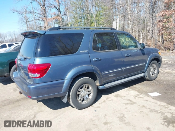 2007 Toyota Sequoia Limited with VIN 5TDBT48A67S291504, listed as a IAAI auction lot 41613824 with 139,089 mi miles and . Bid and sale history available at DreamBid. Image 4.