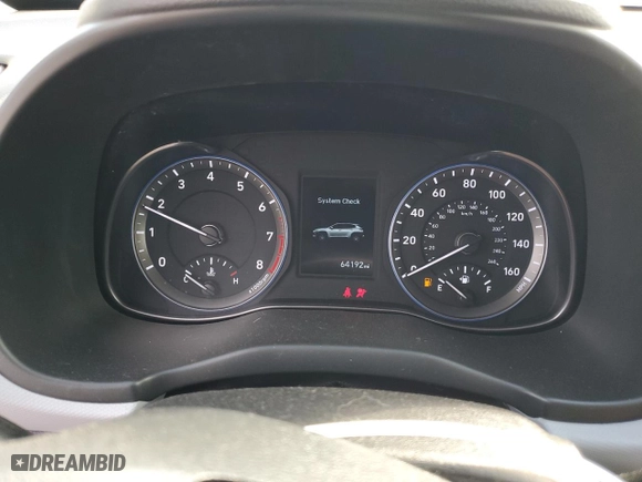 2020 Hyundai Kona SE with VIN KM8K12AAXLU447338, listed as a Copart auction lot 87731175 with 64,192 mi miles and Salvage Title. Bid and sale history available at carsss.com. Image 9.
