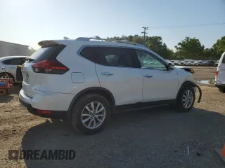 2017 Nissan Rogue SV with VIN JN8AT2MT5HW381398, listed as a Copart auction lot 52356335 with 58,292 mi miles and Salvage Title. Bid and sale history available at carsss.com. Image 3.