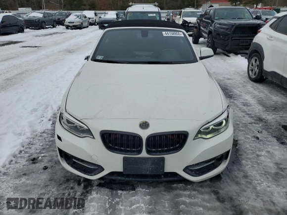 2016 BMW 2 Series 228i xDrive with VIN WBA1L9C57GV325066, listed as a Copart auction lot 44158955 with 114,476 mi miles and Salvage Title. Bid and sale history available at carsss.com. Image 5.