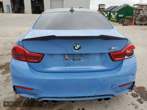 2015 BMW M4 with VIN WBS3R9C51FF708741, listed as a Copart auction lot 50314044 with 80,043 mi miles. Bid and sale history available at carsss.com. Image 6.