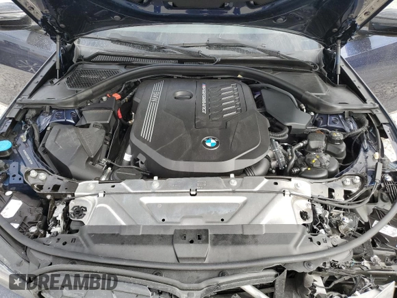 2024 BMW 3 Series M340i xDrive with VIN 3MW49FF02R8E70970, listed as a Copart auction lot 84431924 with 12,286 mi miles and Salvage Title. Bid and sale history available at carsss.com. Image 12.