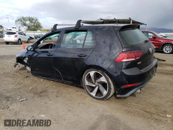 2019 Volkswagen Golf GTI S with VIN 3VW5T7AU0KM034198, listed as a Copart auction lot 46554694 with 27,092 mi miles. Bid and sale history available at carsss.com. Image 2.