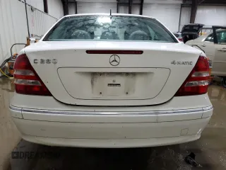 2006 Mercedes-Benz C 280 Luxury with VIN WDBRF92H66F783018, listed as a Copart auction lot 51749595 with 113,106 mi miles and Salvage title. Bid and sale history available at DreamBid. Image 6.