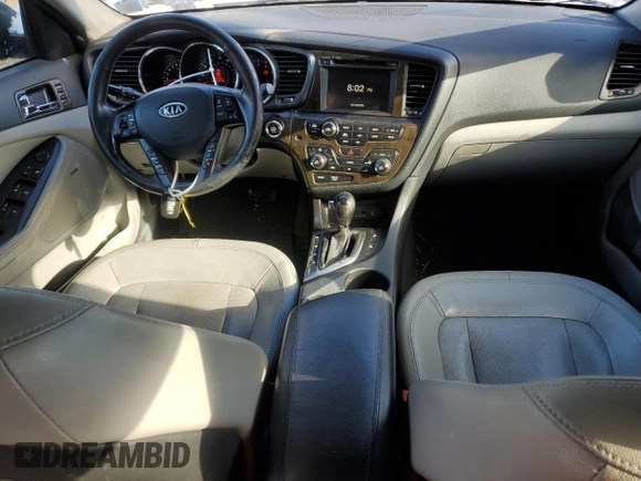 2011 Kia Optima EX with VIN KNAGN4A66B5157495, listed as a Copart auction lot 43417765 with 133,770 mi miles and Salvage Title. Bid and sale history available at carsss.com. Image 8.