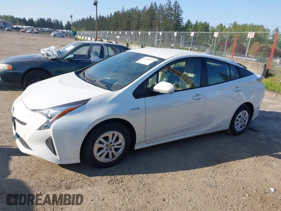 2017 Toyota Prius Two with VIN JTDKBRFU4H3027696, listed as a IAAI auction lot 41989092 with 51,529 mi miles. Bid and sale history available at carsss.com. Image 14.