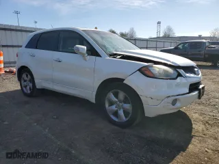2007 Acura RDX Tech Pkg with VIN 5J8TB18547A024529, listed as a Copart auction lot 50488855 with 122,977 mi miles and Salvage Title. Bid and sale history available at carsss.com. Image 4.