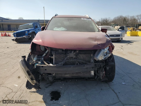 2019 Nissan Rogue SL with VIN 5N1AT2MT1KC821634, listed as a Copart auction lot 48713605 with 85,487 mi miles and Salvage Title. Bid and sale history available at carsss.com. Image 5.