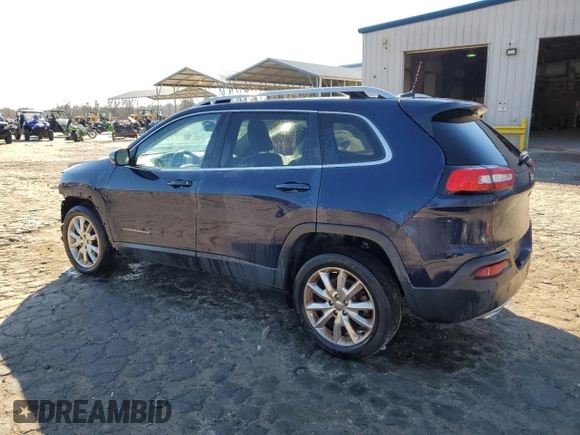 2016 Jeep Cherokee Limited with VIN 1C4PJLDS8GW282243, listed as a Copart auction lot 41487745 with 115,745 mi miles and Salvage Title. Bid and sale history available at carsss.com. Image 2.