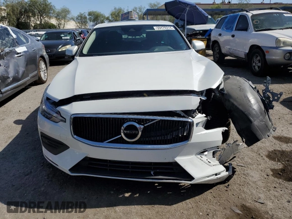 2020 Volvo S60 Momentum with VIN 7JR102FK2LG034687, listed as a Copart auction lot 59470314 with 56,012 mi miles and Salvage Title. Bid and sale history available at carsss.com. Image 5.