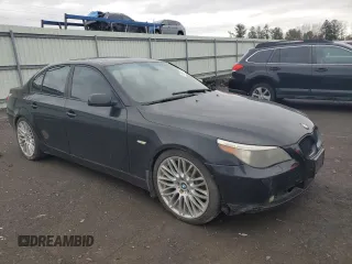 2005 BMW 5 Series 545i with VIN WBANB33515CN67474, listed as a Copart auction lot 47875175 with Not Provided miles and Salvage Title. Bid and sale history available at carsss.com. Image 4.