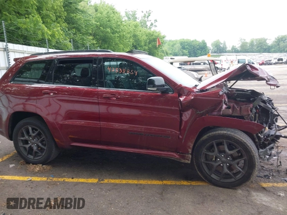 2020 Jeep Grand Cherokee Limited X with VIN 1C4RJFBT6LC200012, listed as a IAAI auction lot 42538854 with 58,673 mi miles and . Bid and sale history available at DreamBid. Image 13.