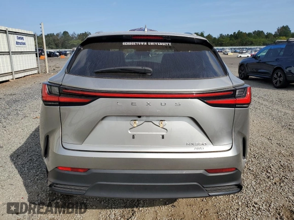 2022 Lexus NX with VIN JTJAGCEZ8N2003942, listed as a Copart auction lot 71154054 with 28,026 mi miles and Salvage Title. Bid and sale history available at carsss.com. Image 6.
