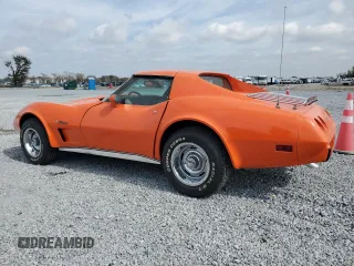 1976 Chevrolet Corvette with VIN 1Z37L6S442300, listed as a Copart auction lot 43044735 with 90,217 mi miles and Salvage title. Bid and sale history available at DreamBid. Image 2.