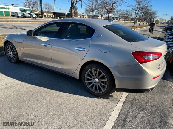 2014 Maserati Ghibli S Q4 with VIN ZAM57RTA4E1087716, listed as a Copart auction lot 86262744 with NaN miles and Clean Title. Bid and sale history available at carsss.com. Image 3.