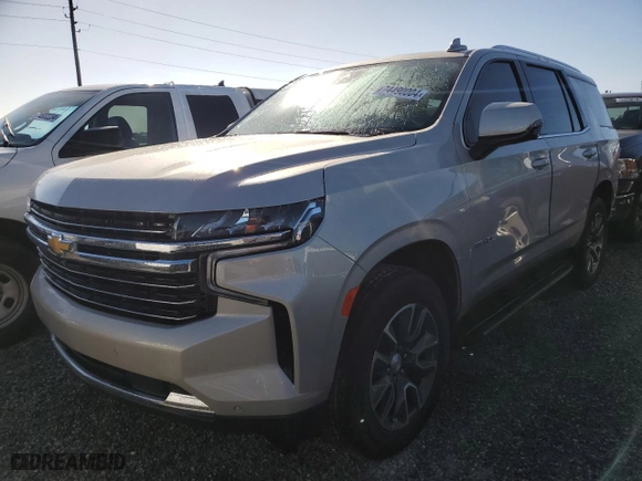 2023 Chevrolet Tahoe LT with VIN 1GNSCNKDXPR539574, listed as a Copart auction lot 74490004 with 0 mi miles and Salvage Title. Bid and sale history available at carsss.com. Image 1.