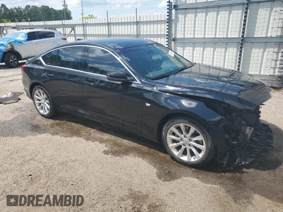 2020 Cadillac CT5 Luxury z VIN 1G6DM5RK9L0155385, wystawiony jako Copart lot #59046734 z przebiegiem 53 583 mil mil oraz Szkody całkowita. Historia ofert i sprzedaży dostępna na DreamBid. Obrazek 4.