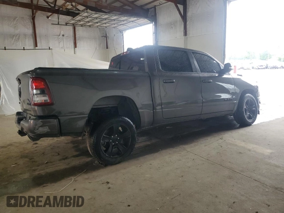 2022 Ram 1500 Big Horn with VIN 1C6SRFFT5NN342371, listed as a Copart auction lot 59956505 with 64,601 mi miles and Salvage title. Bid and sale history available at DreamBid. Image 3.
