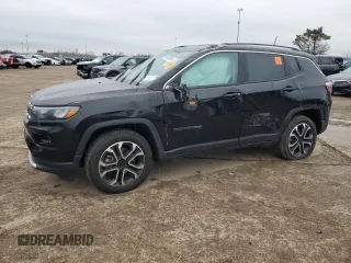 2022 Jeep Compass (RED) Edition with VIN 3C4NJDCB4NT154132, listed as a Copart auction lot 86049004 with 36,479 mi miles and Non repairable. Bid and sale history available at DreamBid. Image 1.
