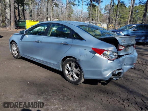2011 Hyundai Sonata Limited with VIN 5NPEC4ABXBH300848, listed as a IAAI auction lot 41573138 with 184,774 mi miles and . Bid and sale history available at carsss.com. Image 3.