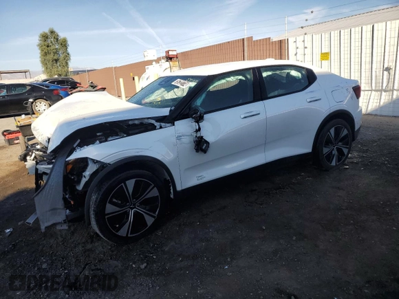 2023 Polestar 2 with VIN YSMED3KA5PL153407, listed as a Copart auction lot 75722774 with 0 mi miles and Non Repairable. Bid and sale history available at carsss.com. Image 1.