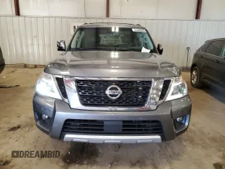 2017 Nissan Armada Platinum with VIN JN8AY2NE9H9707669, listed as a Copart auction lot 51083055 with 158,098 mi miles and Clean Title. Bid and sale history available at carsss.com. Image 5.