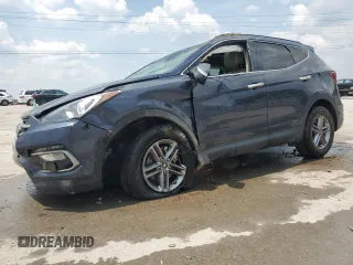 2017 Hyundai Santa Fe 2.4L with VIN 5XYZU3LBXHG415701, listed as a Copart auction lot 58920535 with 112,394 mi miles and Salvage title. Bid and sale history available at DreamBid. Image 1.