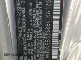 2008 BMW 6 Series 650i with VIN WBAEB53588CX63265, listed as a Copart auction lot 73681864 with Not Provided miles and Salvage Title. Bid and sale history available at carsss.com. Image 12.
