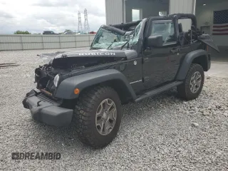 2015 Jeep Wrangler Rubicon z VIN 1C4HJWCG0FL755717, wystawiony jako Copart lot #61375435 z przebiegiem 153 207 mil mil oraz Szkoda całkowita • Salvage title. Historia ofert i sprzedaży dostępna na DreamBid. Obrazek 1.